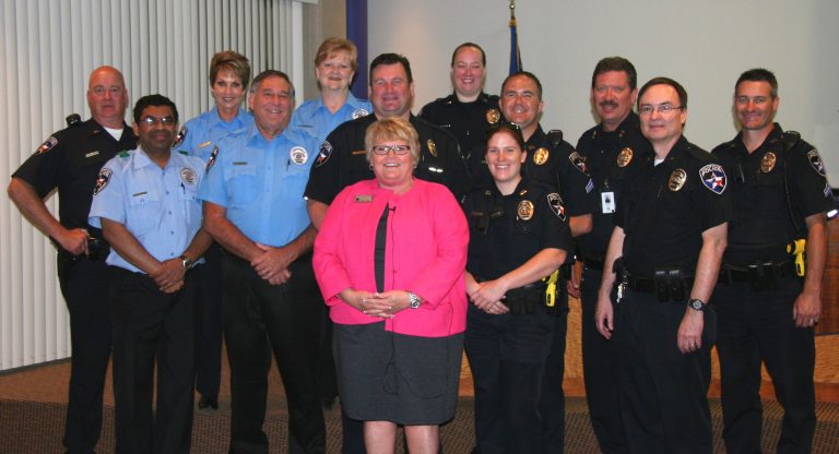 City honors officers