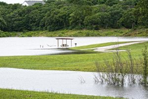 Twin Coves Park flooding in Flower Mound on Lake Grapevine.  Photo by Judy Keow