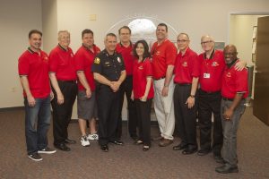 The Flower Mound Police Department Chaplain Corps now has 14 members from area congregations to offer support in times of need. (Photo by Helen's Photography)