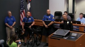 Flower Mound Police Chief Andy Kancel talks about the department's bicycle patrol unit.