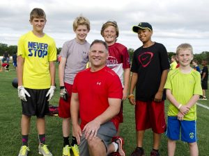 Flower Mound Christian Football Association President Greg Novarro believes safety is the key to a winning team. (Photo by Bill Castleman)