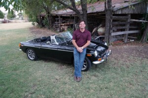 Bryan Hutchinson loves classic cars and uses his hobby to help others in need. (Photo by Madison Hutchinson)