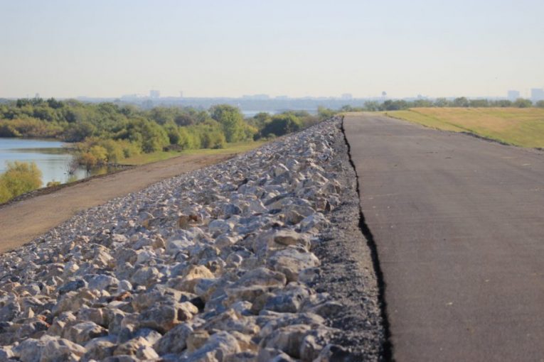 Lewisville Lake Dam Repairs Completed More Improvements To Come   Lake Lewisville Dam Fix 16 765x510 