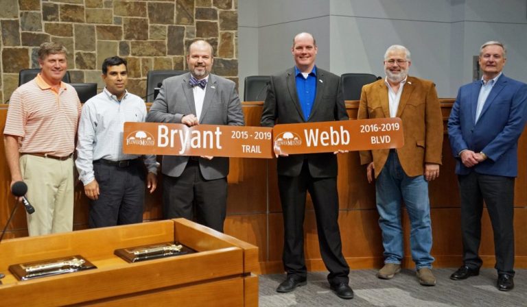 Flower Mound recognizes outgoing Council members