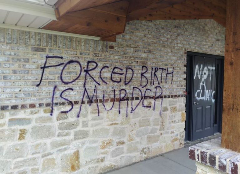 Man pleads guilty to vandalizing Denton pregnancy centers