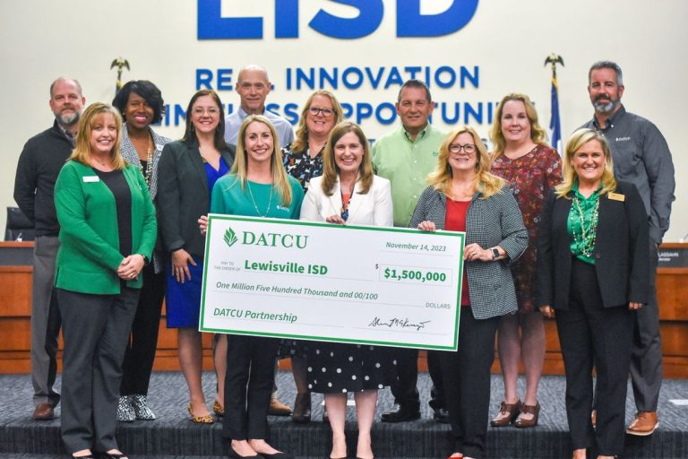 DATCU donates $1.5M to Lewisville ISD, becomes district’s official credit union