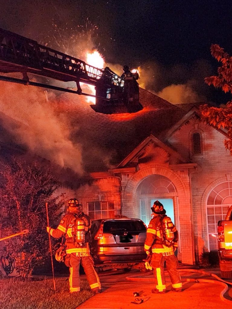 Flower Mound family displaced after house fire