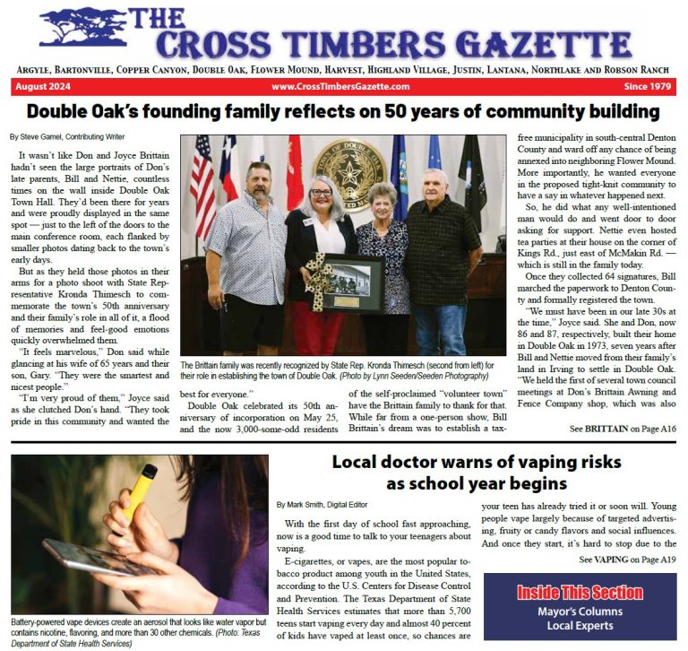 The Cross Timbers Gazette August 2024