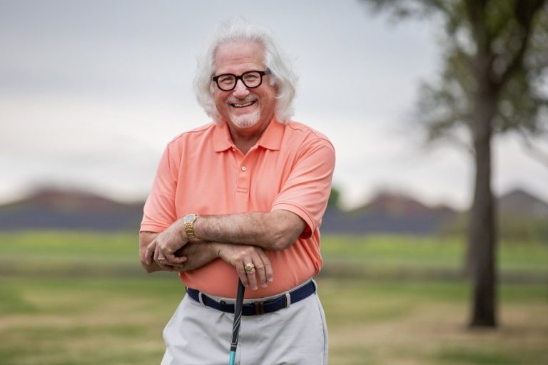 Retired journalist swapped news desk for a golf club