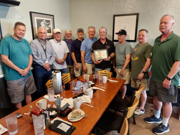 Brotherhood of pilot friends honor one of their own