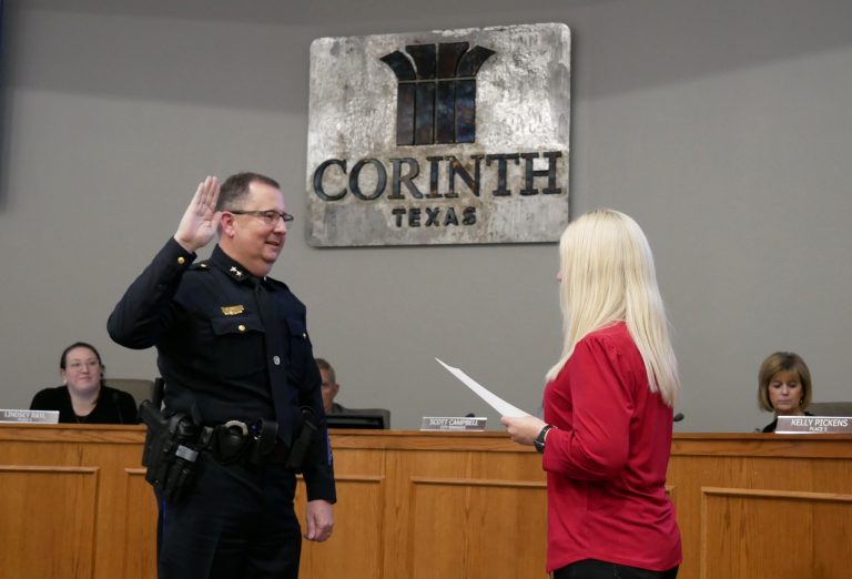 Former FMPD leader sworn in as Corinth police chief